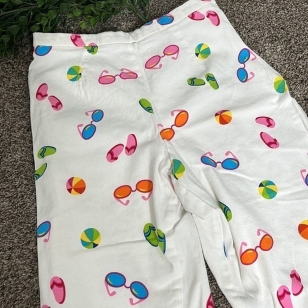 Vintage High Waist Pants Sunglasses flip flops Sz 10 petite